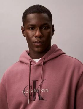 Sweat à capuche en molleton Monologo
