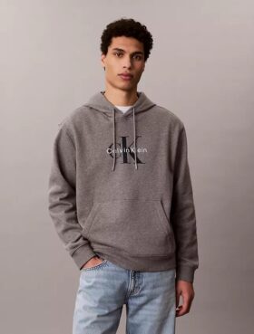 Sweat à capuche en molleton Monologo