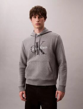 Sweat à capuche en molleton Monologo