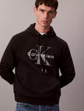 Sweat à capuche en molleton Monologo