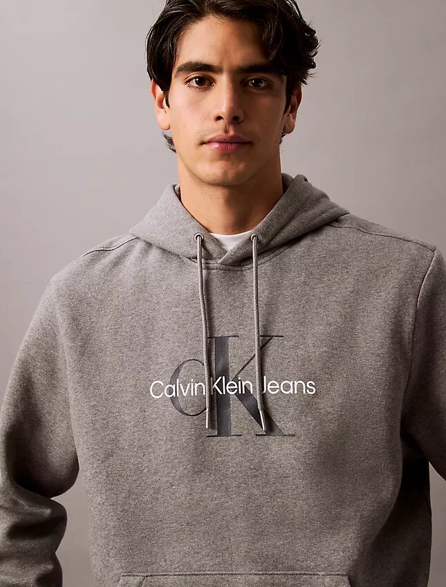 Sweat à capuche en molleton Monologo Sweat à capuche en molleton Monologo