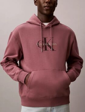 Sweat à capuche en molleton Monologo