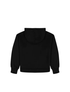 Sweat à capuche en molleton pour filles avec logo graphique
