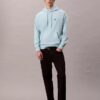 Sweat à capuche en molleton premium à Monogram, coupe décontractée Sweat à capuche en molleton premium à Monogram, coupe décontractée