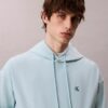 Sweat à capuche en molleton premium à Monogram, coupe décontractée Sweat à capuche en molleton premium à Monogram, coupe décontractée