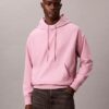 Sweat à capuche en molleton premium à Monogram, coupe décontractée Sweat à capuche en molleton premium à Monogram, coupe décontractée