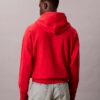 Sweat à capuche en molleton premium à Monogram, coupe décontractée Sweat à capuche en molleton premium à Monogram, coupe décontractée