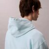Sweat à capuche en molleton premium à Monogram, coupe décontractée Sweat à capuche en molleton premium à Monogram, coupe décontractée