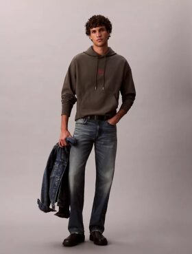 Sweat à capuche en polaire premium Monologo