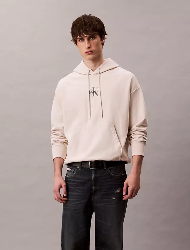 Sweat à capuche en polaire premium Monologo Sweat à capuche en polaire premium Monologo