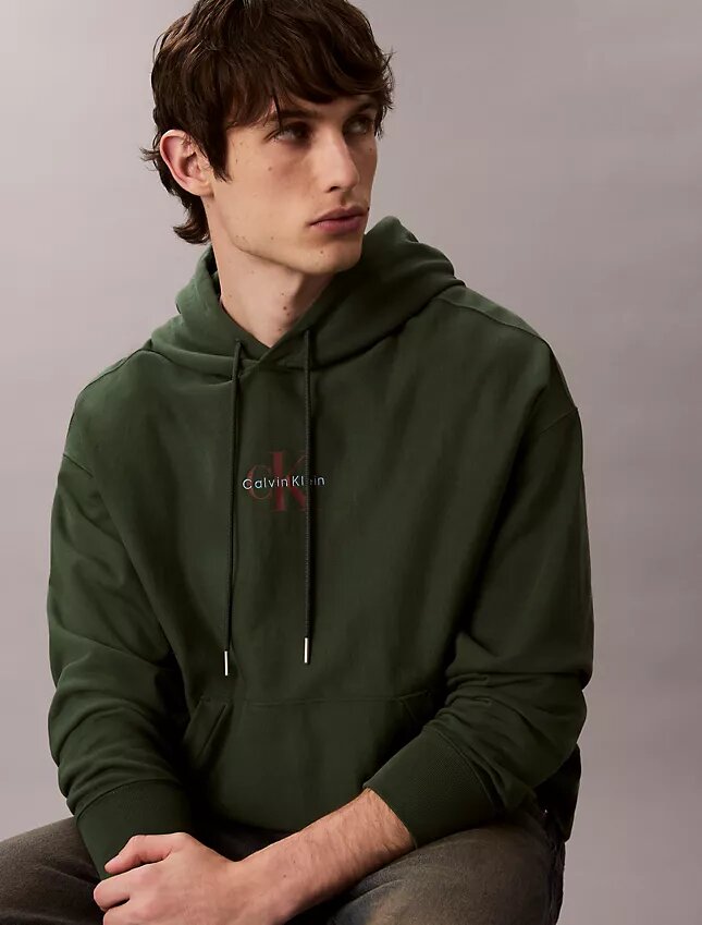 Sweat à capuche en polaire premium Monologo Sweat à capuche en polaire premium Monologo