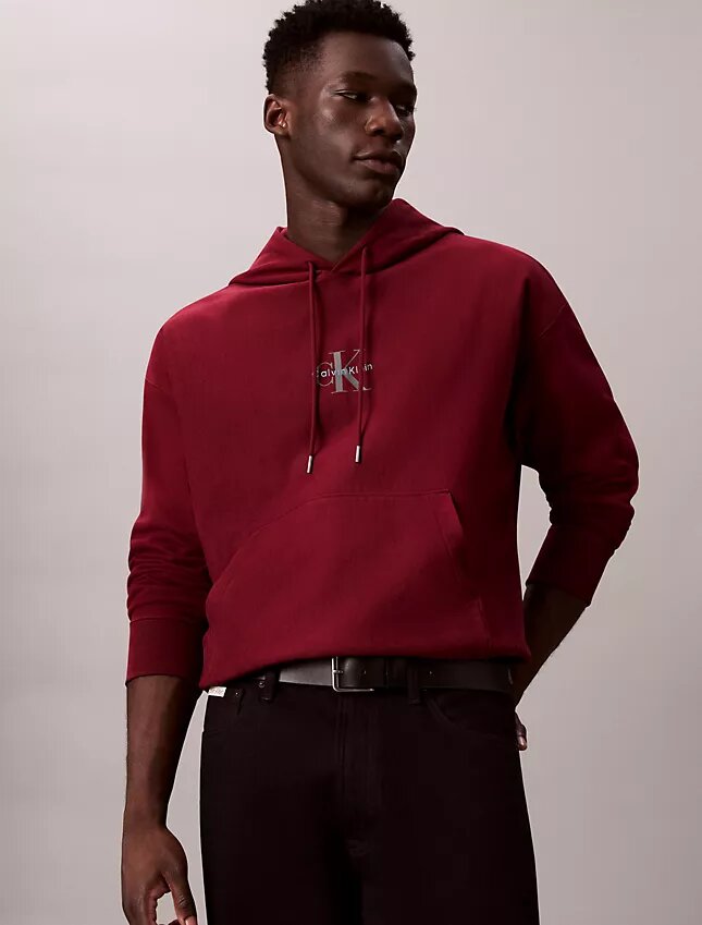 Sweat à capuche en polaire premium Monologo Sweat à capuche en polaire premium Monologo