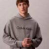 Sweat à capuche en éponge avec logo standard Sweat à capuche en éponge avec logo standard