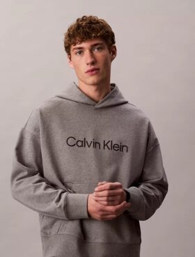 Sweat à capuche en éponge avec logo standard