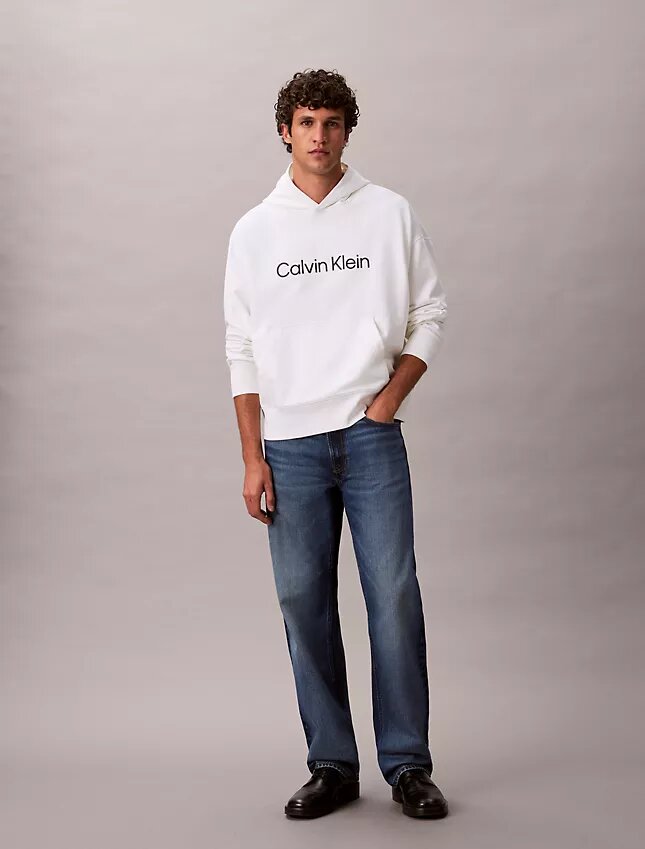 Sweat à capuche en éponge avec logo standard Sweat à capuche en éponge avec logo standard