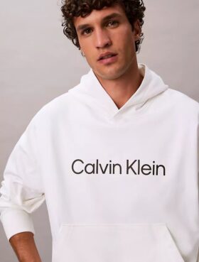 Sweat à capuche en éponge avec logo standard