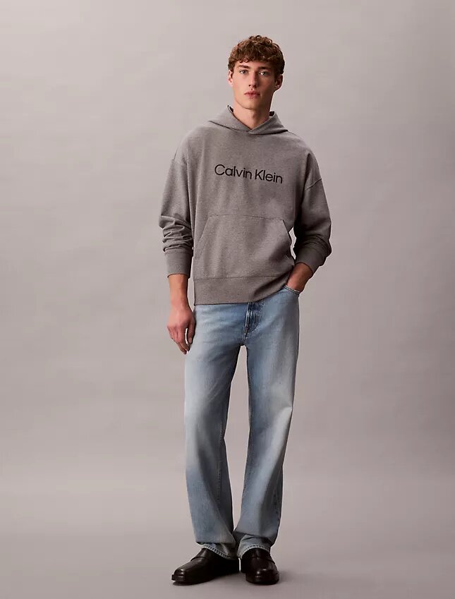 Sweat à capuche en éponge avec logo standard Sweat à capuche en éponge avec logo standard