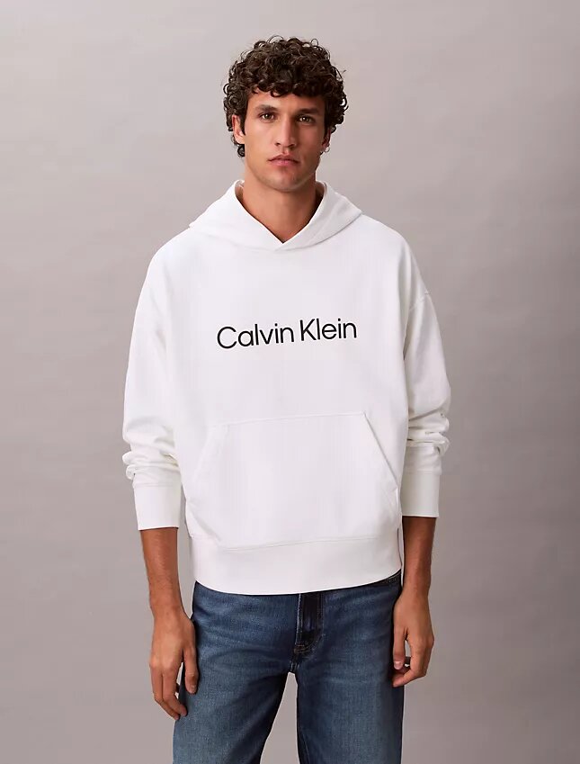 Sweat à capuche en éponge avec logo standard Sweat à capuche en éponge avec logo standard