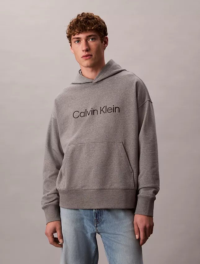 Sweat à capuche en éponge avec logo standard Sweat à capuche en éponge avec logo standard