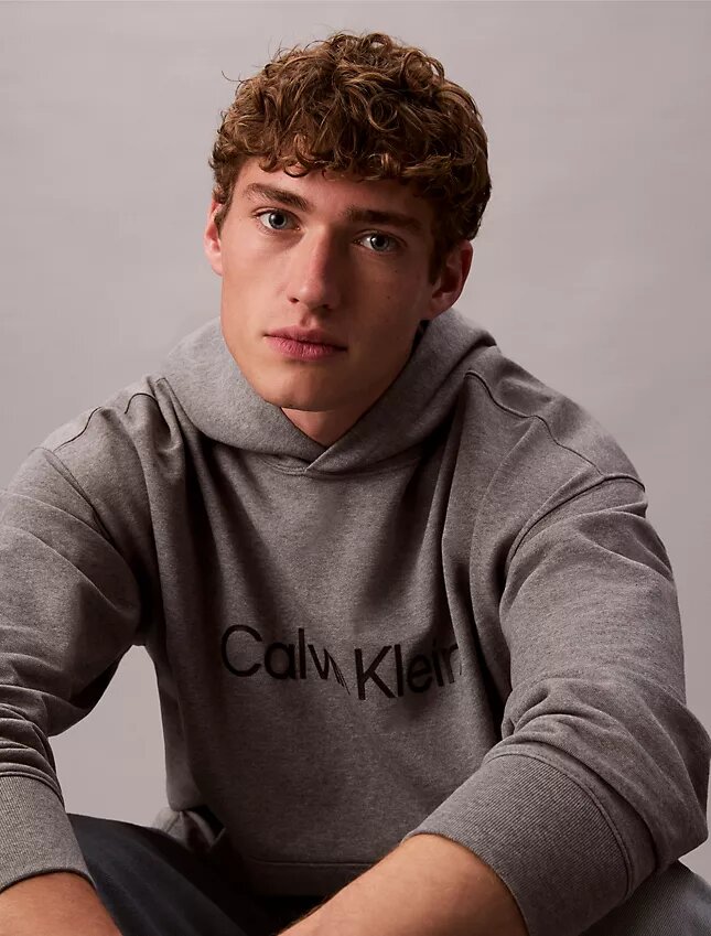 Sweat à capuche en éponge avec logo standard Sweat à capuche en éponge avec logo standard