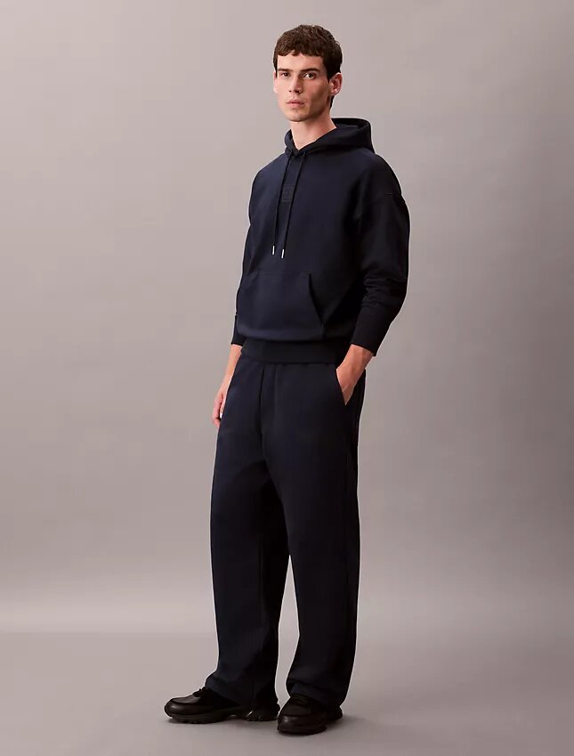 Sweat à capuche en tissu éponge avec logo emblématique Sweat à capuche en tissu éponge avec logo emblématique