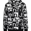 Sweat à capuche pour garçons avec logo graphique ton sur ton sur toute la surface Sweat à capuche pour garçons avec logo graphique ton sur ton sur toute la surface
