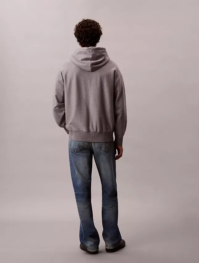 Sweat à capuche zippé ample en tissu éponge haut de gamme Sweat à capuche zippé ample en tissu éponge haut de gamme