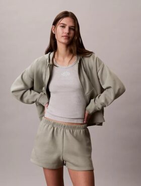 sweat capuche zipp en molleton avec monogram 1 4 280x369 - Sweat &agrave; capuche zipp&eacute; en molleton avec Monogram