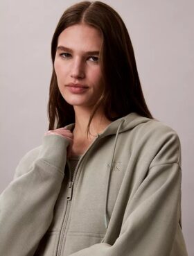 sweat capuche zipp en molleton avec monogram 2 4 280x369 - Sweat &agrave; capuche zipp&eacute; en molleton avec Monogram
