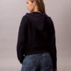 Sweat à capuche zippé en molleton avec Monogram