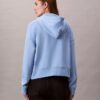 Sweat à capuche zippé en molleton avec Monogram