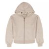 Sweat à capuche zippé en molleton pour filles