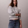 Sweat-shirt ample en molleton français Monologo Sweat-shirt ample en molleton français Monologo