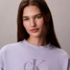Sweat-shirt ample en molleton français Monologo Sweat-shirt ample en molleton français Monologo