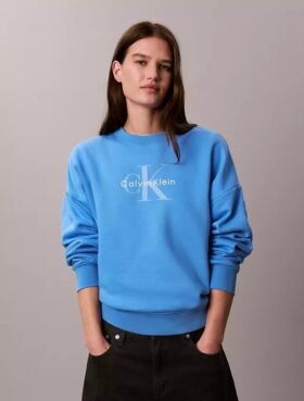 Sweat-shirt ample en molleton Monologo
