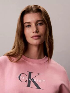 Sweat-shirt ample en molleton Monologo