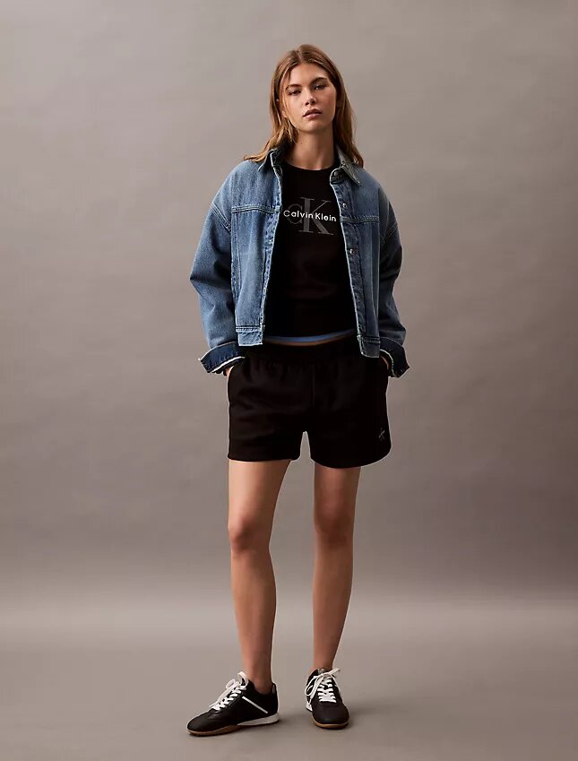 Sweat-shirt ample en molleton Monologo Sweat-shirt ample en molleton Monologo