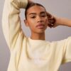 Sweat-shirt ample en molleton Monologo Sweat-shirt ample en molleton Monologo