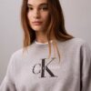 Sweat-shirt ample en molleton Monologo Sweat-shirt ample en molleton Monologo