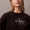 Sweat-shirt ample en molleton Monologo Sweat-shirt ample en molleton Monologo