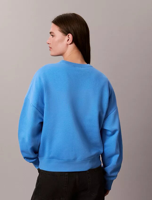 Sweat-shirt ample en molleton Monologo Sweat-shirt ample en molleton Monologo