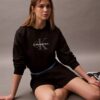 Sweat-shirt ample en molleton Monologo Sweat-shirt ample en molleton Monologo