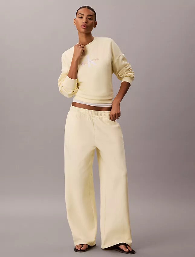 Sweat-shirt ample en molleton Monologo Sweat-shirt ample en molleton Monologo