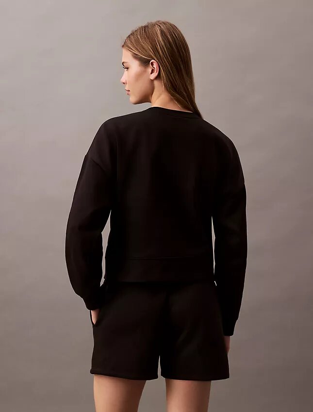 Sweat-shirt ample en molleton Monologo Sweat-shirt ample en molleton Monologo