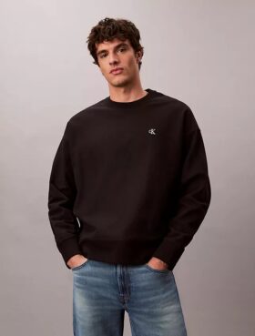 Sweat-shirt ample en tissu éponge haut de gamme