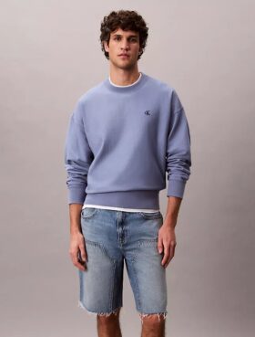 Sweat-shirt ample en tissu éponge haut de gamme