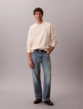 Sweat-shirt ample en tissu éponge haut de gamme