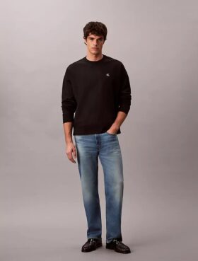 Sweat-shirt ample en tissu éponge haut de gamme