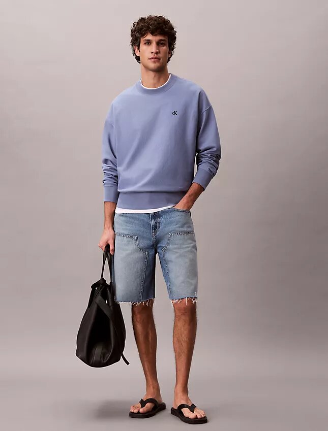Sweat-shirt ample en tissu éponge haut de gamme Sweat-shirt ample en tissu éponge haut de gamme