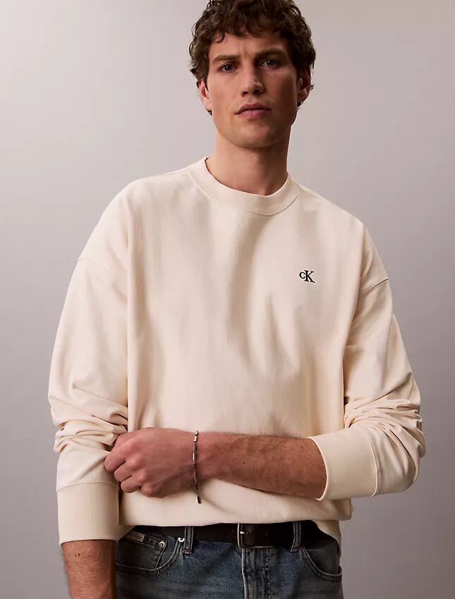 Sweat-shirt ample en tissu éponge haut de gamme Sweat-shirt ample en tissu éponge haut de gamme